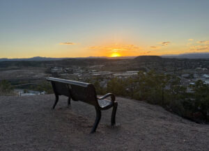 Top of Castle Rock Scenic Sunset